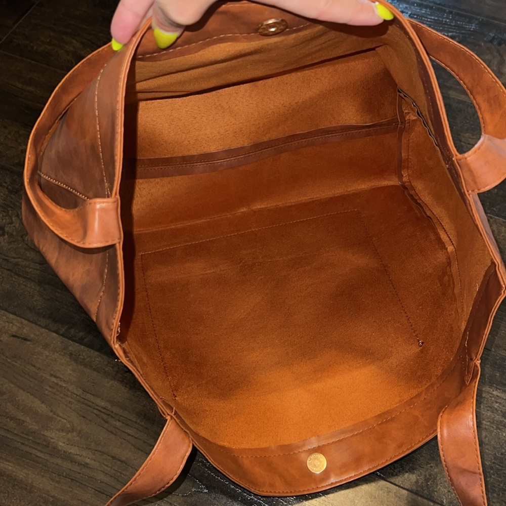 NWOT Aurora’s Charm Vintage Leather Shoulder Bag - Picture 5 of 7